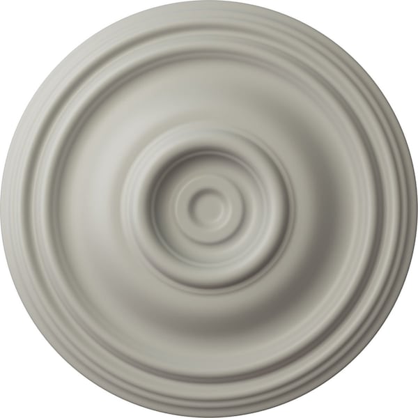 Ekena Millwork Traditional Ceiling Medallion (Fits Canopies up to 4"), 14 3/4"OD x 1 3/4"P, Pot of Cream CM14TRPCF - main